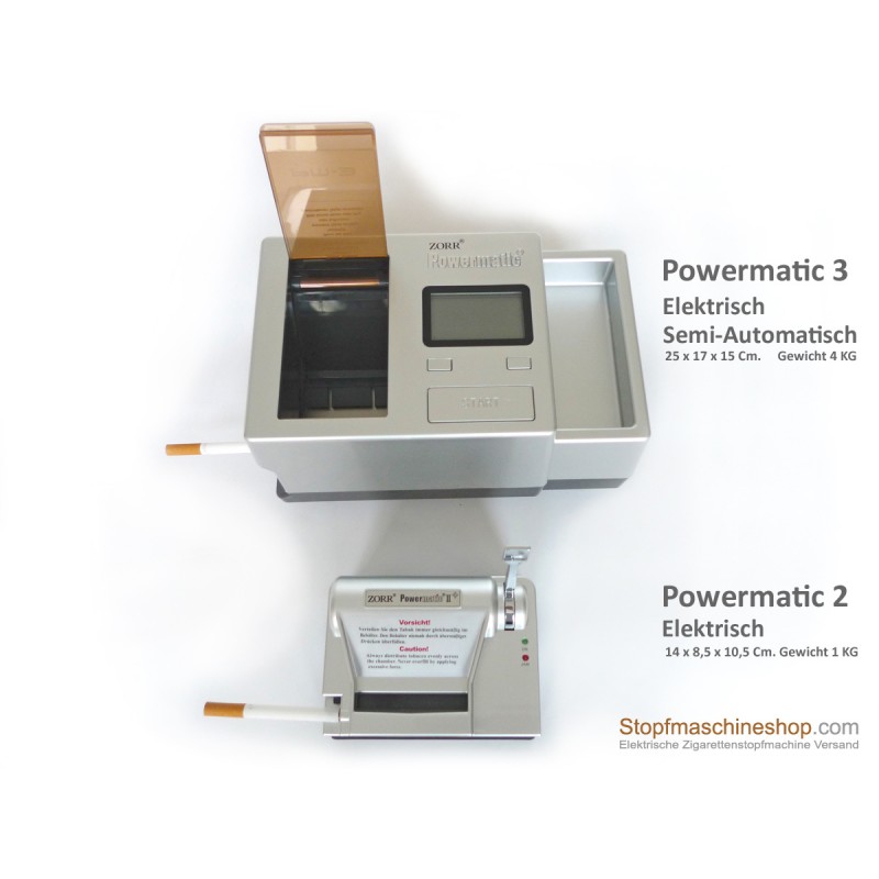 ZORR Powermatic 3 Deluxe Elektrische Stopfmaschine