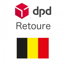 Stopfmaschine Retourenlabel Belgien